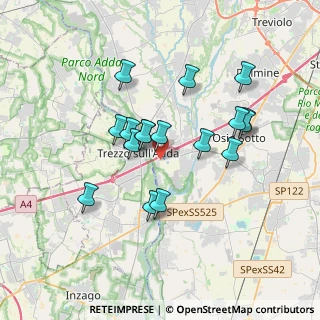 Mappa Via Enrico Fermi, 24042 Capriate San Gervasio BG, Italia (3.09824)