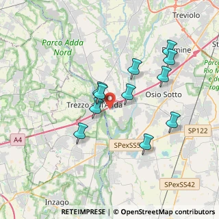 Mappa Via Enrico Fermi, 24042 Capriate San Gervasio BG, Italia (3.31727)