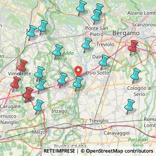 Mappa Via Enrico Fermi, 24042 Capriate San Gervasio BG, Italia (10.5915)