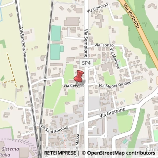 Mappa Via Cervino, 12, 28047 Oleggio, Novara (Piemonte)