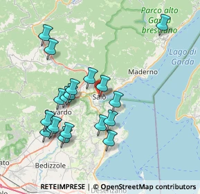 Mappa Piazza S. Bernardino, 25087 Salò BS, Italia (7.6)