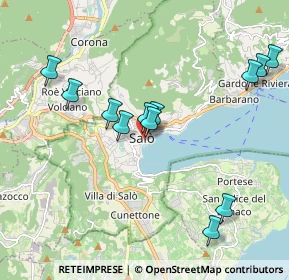 Mappa Piazza S. Bernardino, 25087 Salò BS, Italia (1.9825)