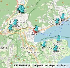 Mappa Piazza S. Bernardino, 25087 Salò BS, Italia (2.49667)