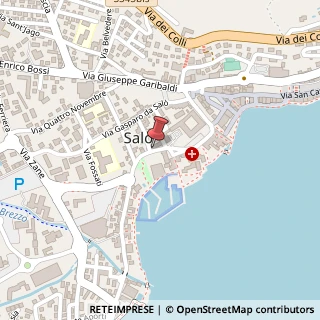 Mappa Piazza San Bernardino, 10, 25087 Salò, Brescia (Lombardia)