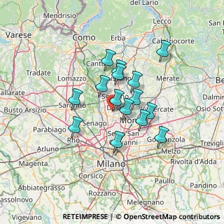 Mappa Via Martiri delle Foibe, 20832 Desio MB, Italia (10.28933)