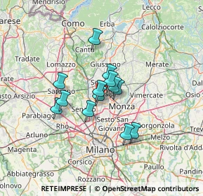 Mappa Via Martiri delle Foibe, 20832 Desio MB, Italia (9.07)