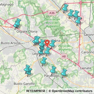 Mappa Via Serafino Roveda, 20025 Legnano MI, Italia (4.46278)