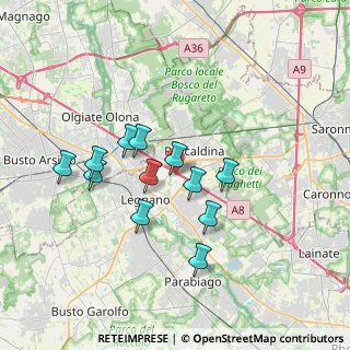 Mappa Via Serafino Roveda, 20025 Legnano MI, Italia (3.06)