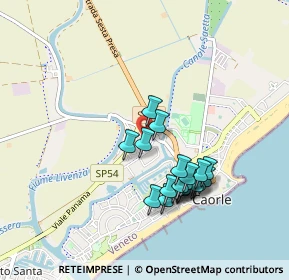Mappa Via Largo Sardegna, 30021 Caorle VE, Italia (0.816)