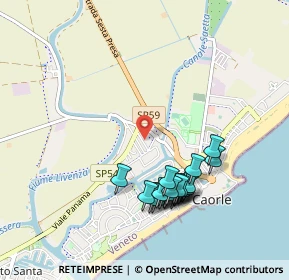 Mappa Via Largo Sardegna, 30021 Caorle VE, Italia (0.9495)