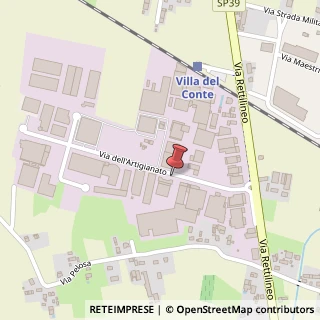 Mappa Via dell'Artigianato, 12, 35010 Villa del Conte, Padova (Veneto)
