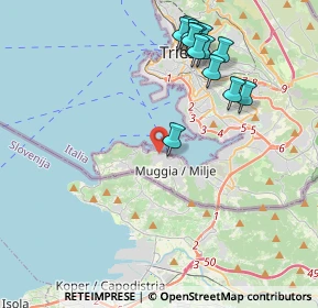 Mappa Via dei Bonomo, 34015 Muggia TS, Italia (4.33)