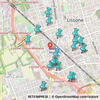 Mappa Via Vittorio Alfieri, 20851 Lissone MB, Italia (0.565)