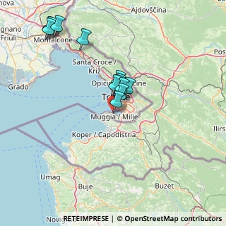 Mappa Via G.Garibaldi, 34015 Muggia TS, Italia (13.32154)