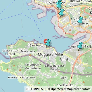 Mappa Via G.Garibaldi, 34015 Muggia TS, Italia (3.60636)