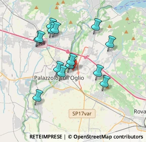 Mappa Via Verdi, 25036 Palazzolo sull'Oglio BS, Italia (3.37714)