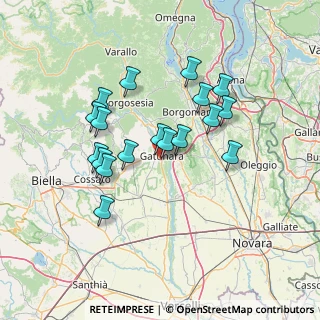 Mappa Via Luigi Faglia, 13045 Gattinara VC, Italia (12.41889)
