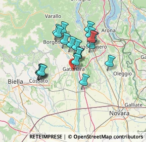 Mappa Via Luigi Faglia, 13045 Gattinara VC, Italia (11.2345)