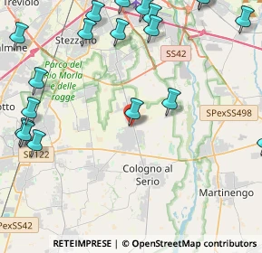 Mappa Via Donizetti, 24059 Urgnano BG, Italia (6.131)