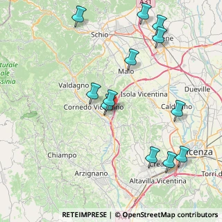 Mappa Via Lucca di, 36070 Castelgomberto VI, Italia (9.33167)
