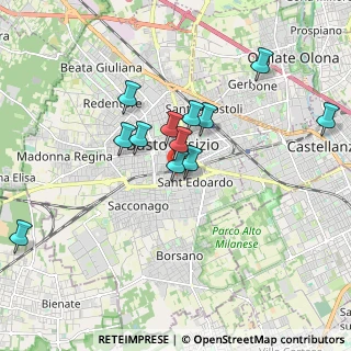 Mappa Via Petrarca, 21052 Busto Arsizio VA, Italia (1.59333)