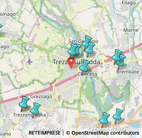 Mappa 20056 Trezzo sull'Adda MI, Italia (2.42077)