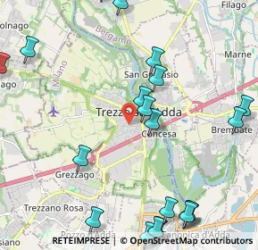 Mappa 20056 Trezzo sull'Adda MI, Italia (2.8015)
