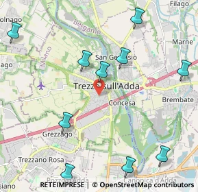 Mappa 20056 Trezzo sull'Adda MI, Italia (2.75091)