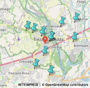 Mappa 20056 Trezzo sull'Adda MI, Italia (1.68727)