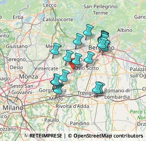 Mappa 20056 Trezzo sull'Adda MI, Italia (11.8445)