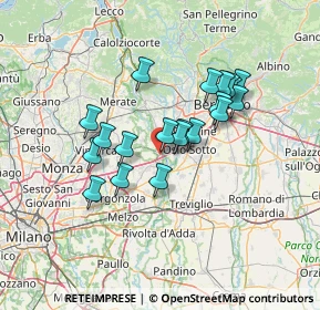 Mappa 20056 Trezzo sull'Adda MI, Italia (11.2825)