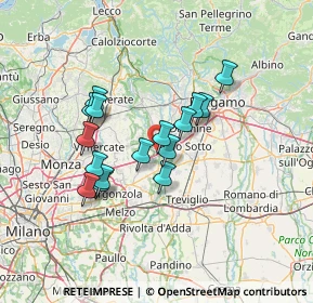 Mappa 20056 Trezzo sull'Adda MI, Italia (11.17188)