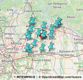 Mappa 20056 Trezzo sull'Adda MI, Italia (9.3565)