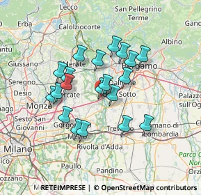 Mappa 20056 Trezzo sull'Adda MI, Italia (11.4095)