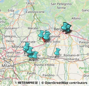 Mappa 20056 Trezzo sull'Adda MI, Italia (12.28944)