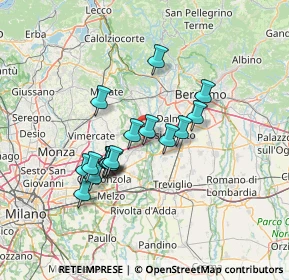 Mappa 20056 Trezzo sull'Adda MI, Italia (11.45059)