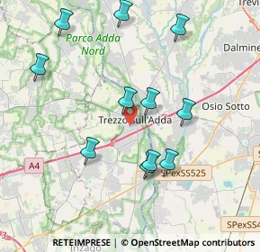 Mappa 20056 Trezzo sull'Adda MI, Italia (3.92727)