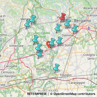 Mappa 20056 Trezzo sull'Adda MI, Italia (6.98667)