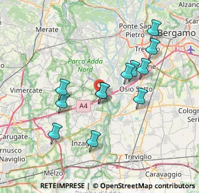 Mappa 20056 Trezzo sull'Adda MI, Italia (6.53667)