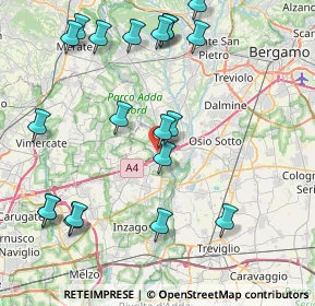 Mappa 20056 Trezzo sull'Adda MI, Italia (9.5855)