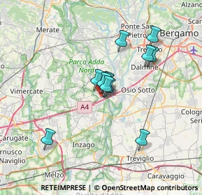 Mappa 20056 Trezzo sull'Adda MI, Italia (5.05083)