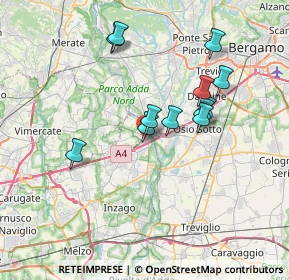 Mappa 20056 Trezzo sull'Adda MI, Italia (6.29333)