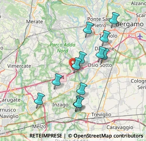 Mappa 20056 Trezzo sull'Adda MI, Italia (6.86083)