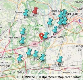 Mappa 20056 Trezzo sull'Adda MI, Italia (8.41118)