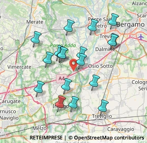 Mappa 20056 Trezzo sull'Adda MI, Italia (6.91444)