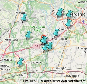 Mappa 20056 Trezzo sull'Adda MI, Italia (6.60846)