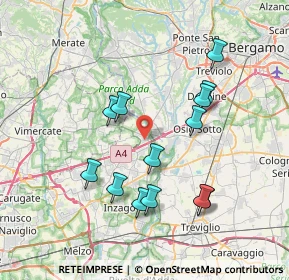 Mappa 20056 Trezzo sull'Adda MI, Italia (7.10462)