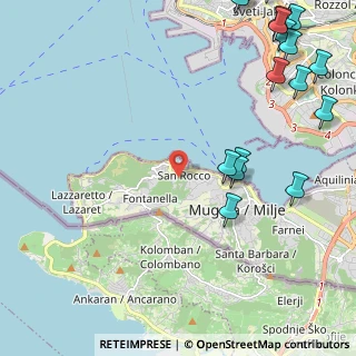 Mappa Str. Fortezza, 34015 Muggia TS, Italia (3.436)
