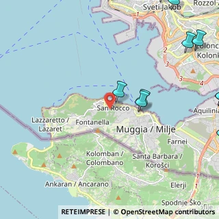 Mappa Str. Fortezza, 34015 Muggia TS, Italia (3.66857)