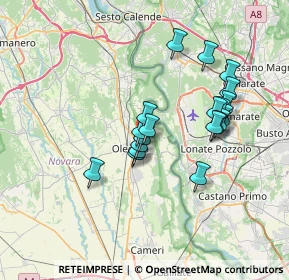 Mappa Via Sant'Eusebio, 28047 Oleggio NO, Italia (5.9445)